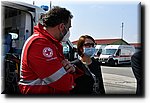 Settimo T.se 27 Marzo 2021 - Centro Vaccinale presso il COE di Settimo T.se della CRI - Croce Rossa Italiana - Comitato Regionale del Piemonte