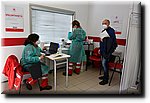 Settimo T.se 27 Marzo 2021 - Centro Vaccinale presso il COE di Settimo T.se della CRI - Croce Rossa Italiana - Comitato Regionale del Piemonte