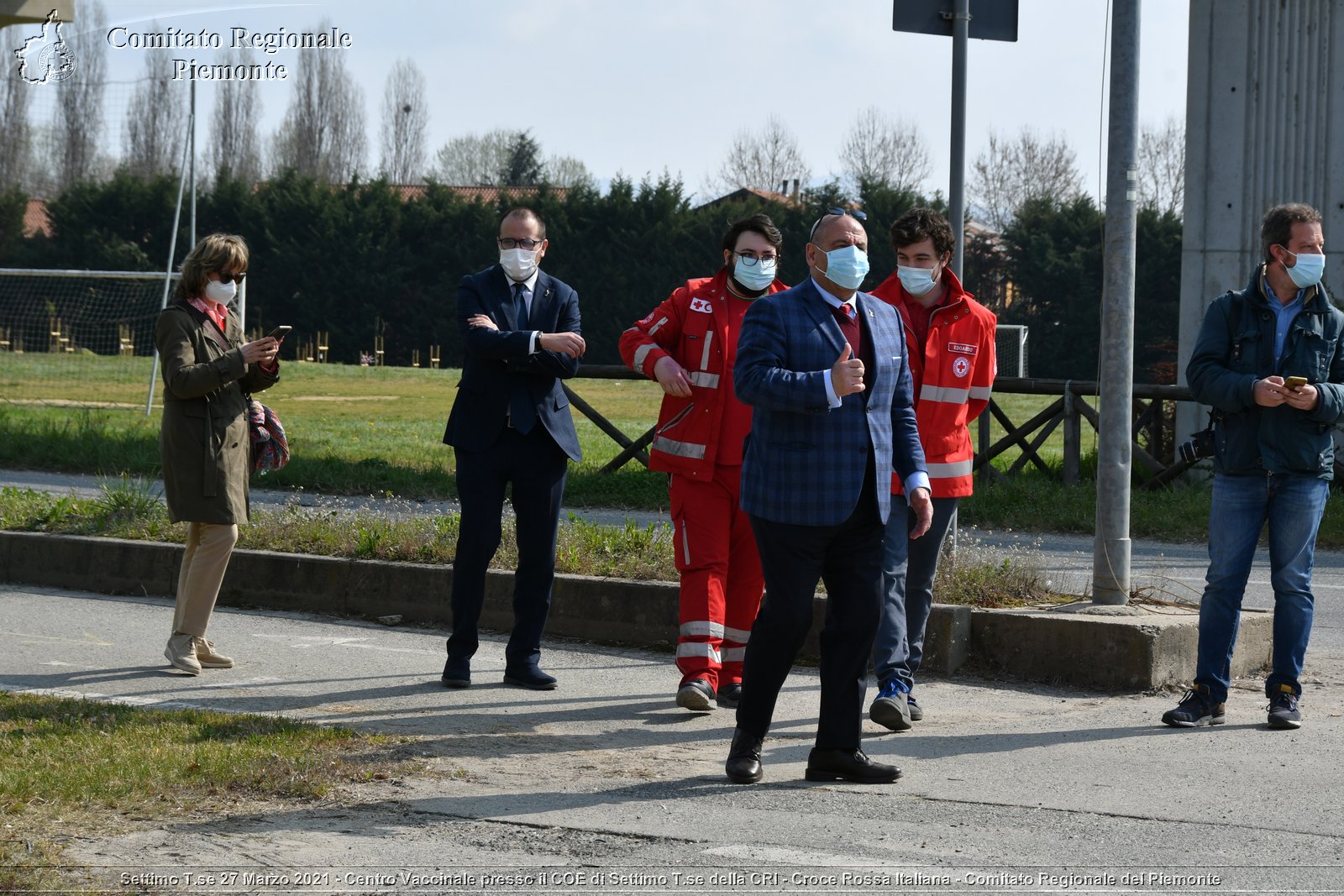 Settimo T.se 27 Marzo 2021 - Centro Vaccinale presso il COE di Settimo T.se della CRI - Croce Rossa Italiana - Comitato Regionale del Piemonte