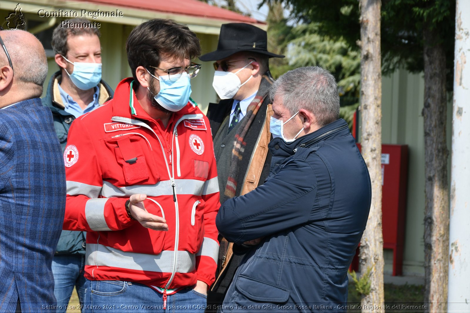 Settimo T.se 27 Marzo 2021 - Centro Vaccinale presso il COE di Settimo T.se della CRI - Croce Rossa Italiana - Comitato Regionale del Piemonte