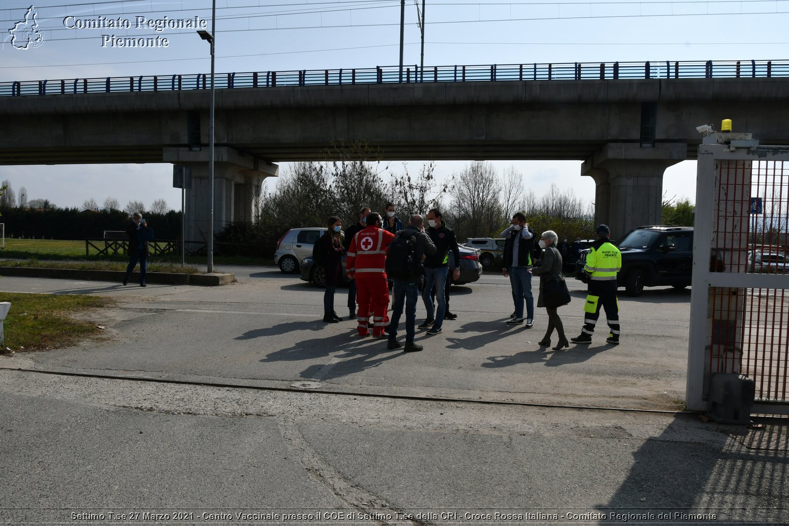 Settimo T.se 27 Marzo 2021 - Centro Vaccinale presso il COE di Settimo T.se della CRI - Croce Rossa Italiana - Comitato Regionale del Piemonte