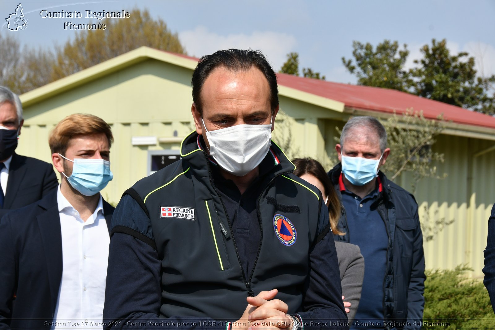 Settimo T.se 27 Marzo 2021 - Centro Vaccinale presso il COE di Settimo T.se della CRI - Croce Rossa Italiana - Comitato Regionale del Piemonte