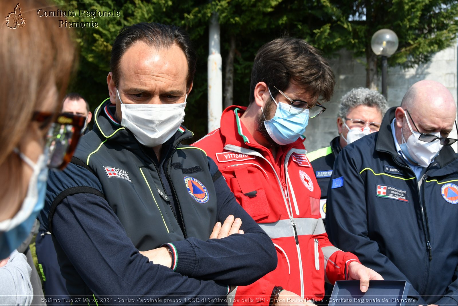 Settimo T.se 27 Marzo 2021 - Centro Vaccinale presso il COE di Settimo T.se della CRI - Croce Rossa Italiana - Comitato Regionale del Piemonte