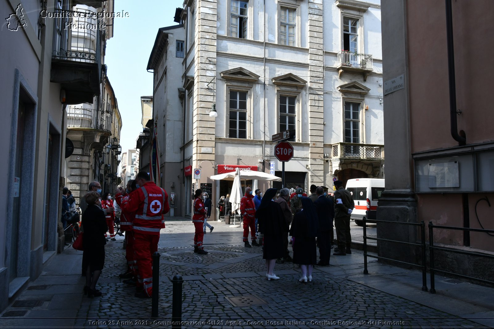 Torino 25 Aprile 2021 - Commemorazione del 25 Aprile - Croce Rossa Italiana - Comitato Regionale del Piemonte