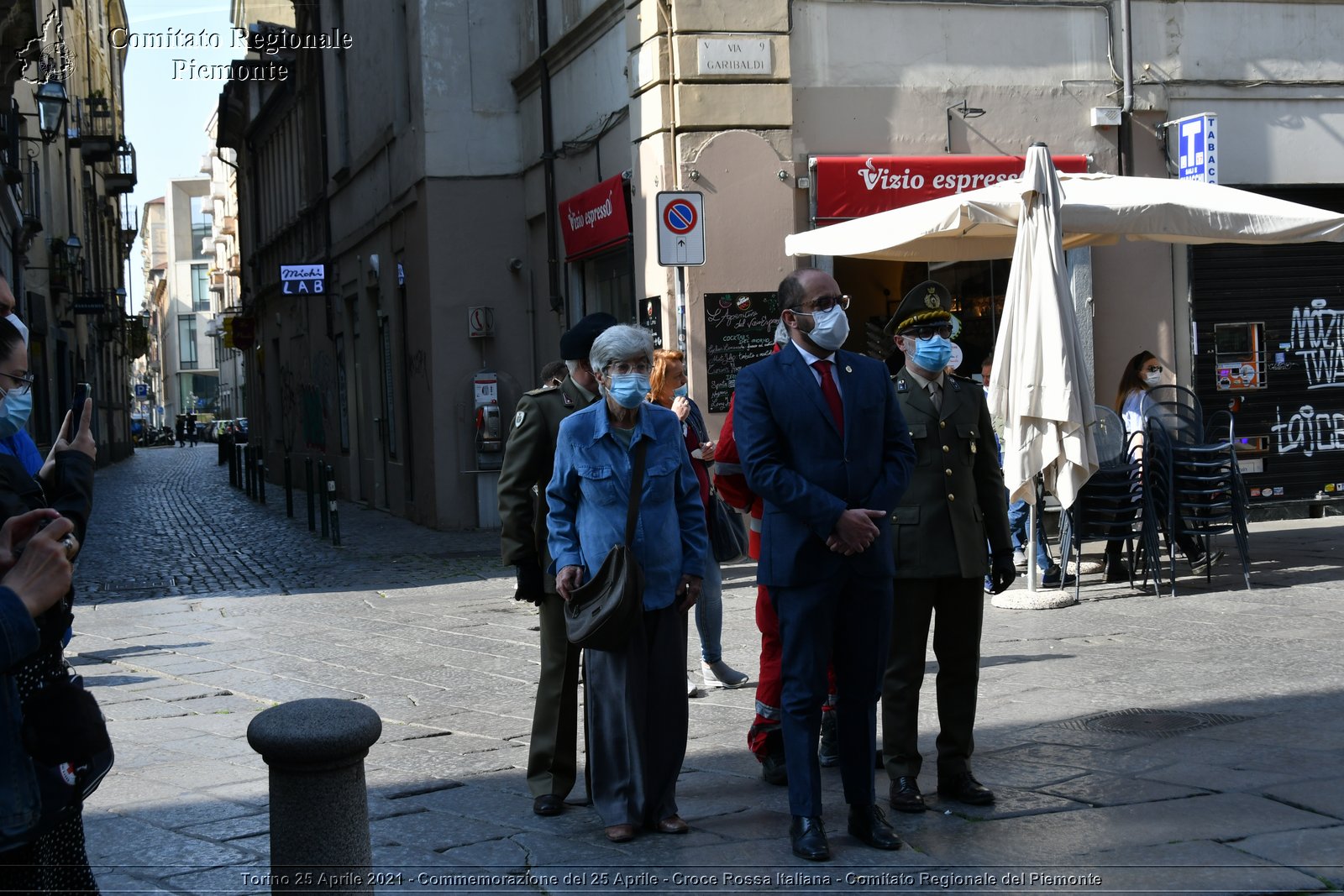 Torino 25 Aprile 2021 - Commemorazione del 25 Aprile - Croce Rossa Italiana - Comitato Regionale del Piemonte