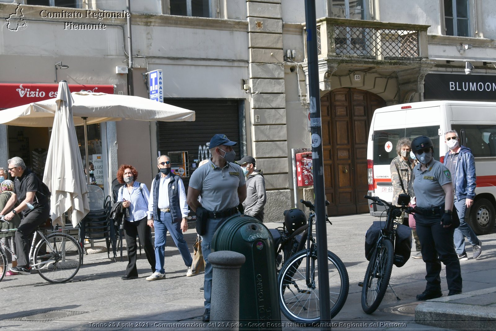 Torino 25 Aprile 2021 - Commemorazione del 25 Aprile - Croce Rossa Italiana - Comitato Regionale del Piemonte