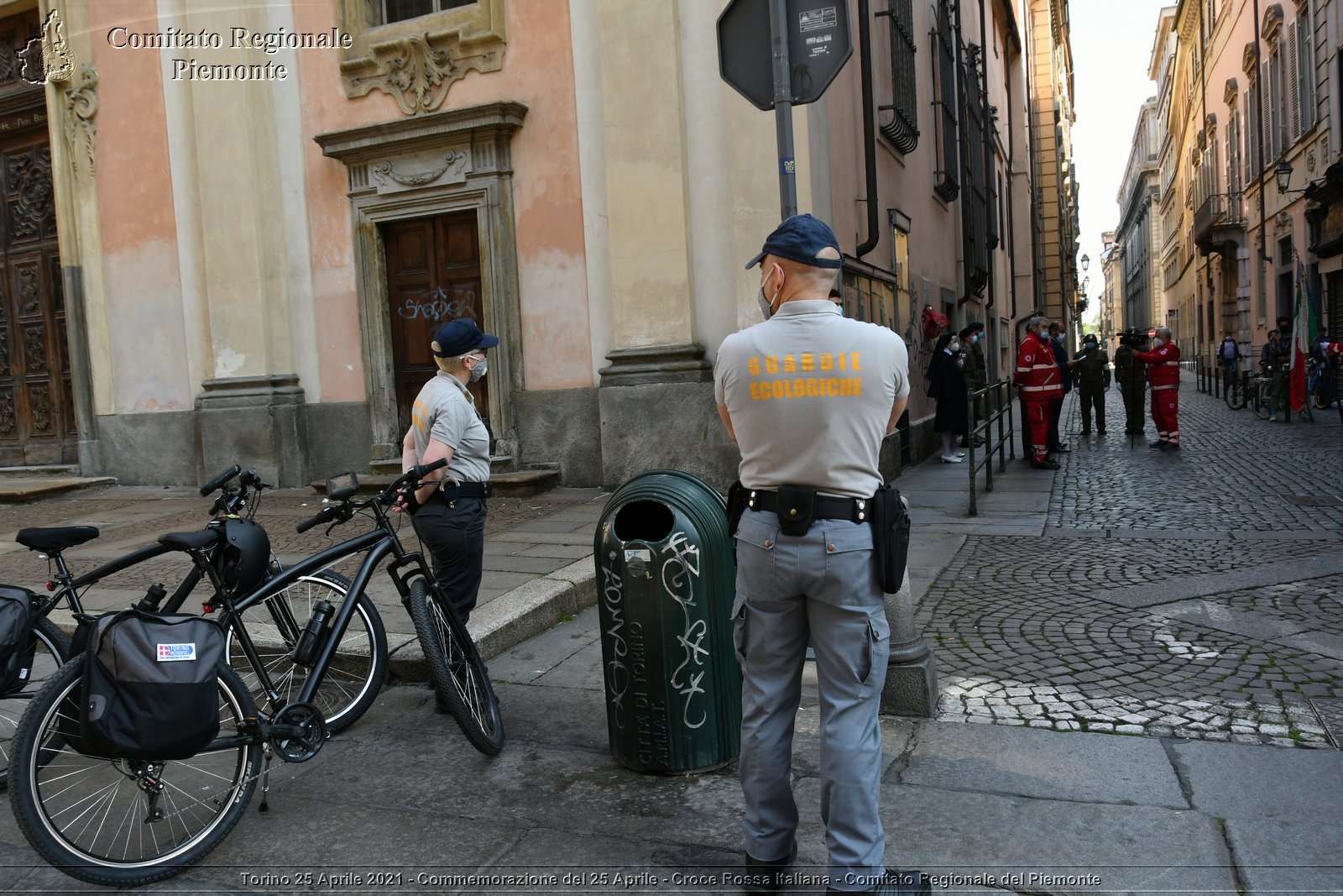 Torino 25 Aprile 2021 - Commemorazione del 25 Aprile - Croce Rossa Italiana - Comitato Regionale del Piemonte