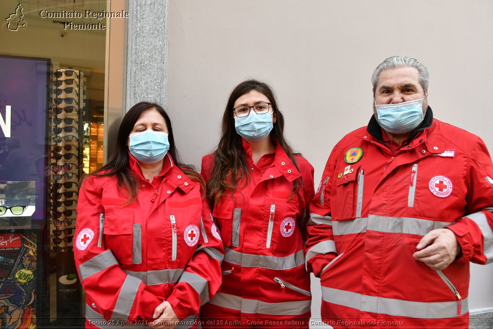 Torino 25 Aprile 2021 - Commemorazione del 25 Aprile - Croce Rossa Italiana - Comitato Regionale del Piemonte