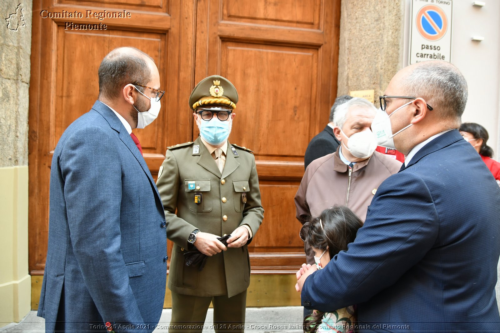 Torino 25 Aprile 2021 - Commemorazione del 25 Aprile - Croce Rossa Italiana - Comitato Regionale del Piemonte