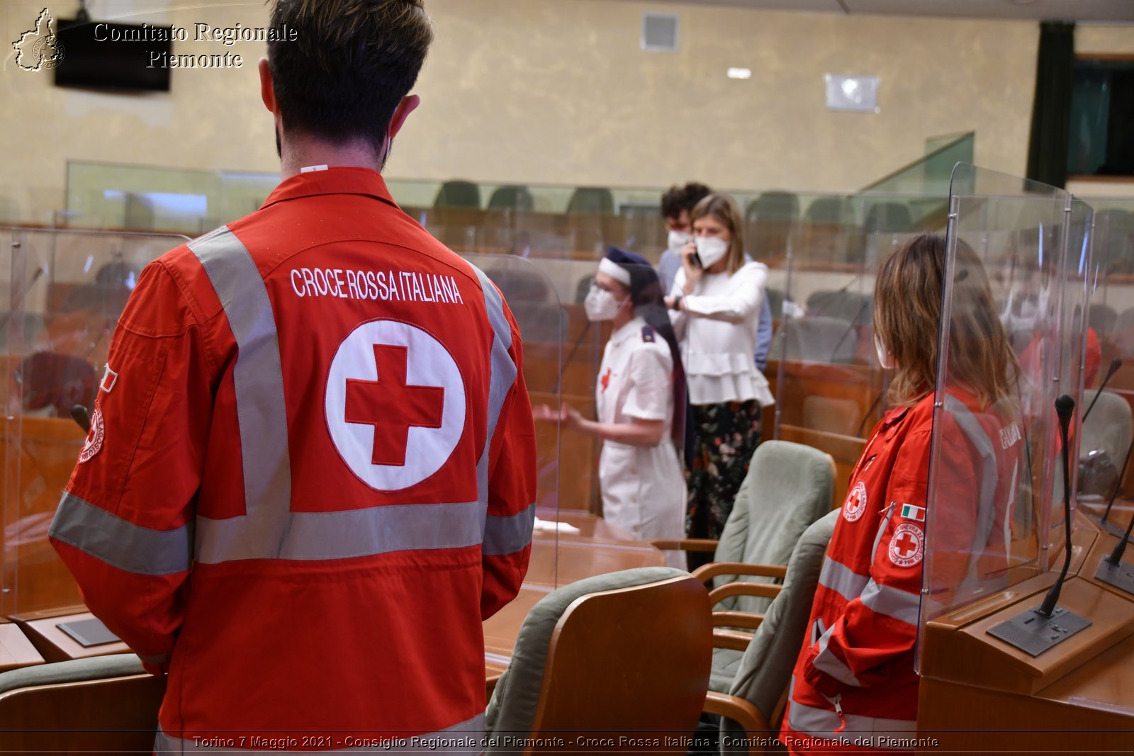 Torino 7 Maggio 2021 - Consiglio Regionale del Piemonte - Croce Rossa Italiana - Comitato Regionale del Piemonte