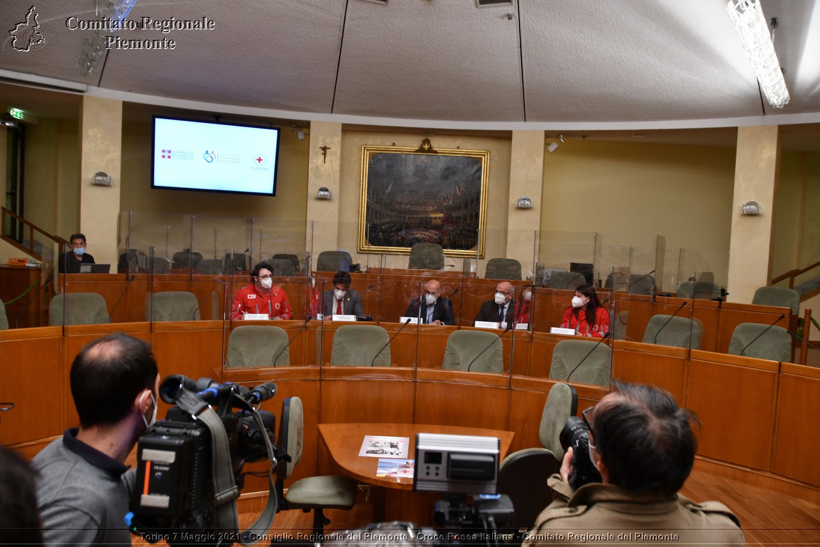 Torino 7 Maggio 2021 - Consiglio Regionale del Piemonte - Croce Rossa Italiana - Comitato Regionale del Piemonte