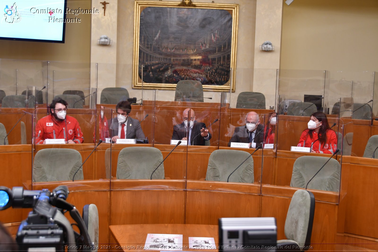 Torino 7 Maggio 2021 - Consiglio Regionale del Piemonte - Croce Rossa Italiana - Comitato Regionale del Piemonte