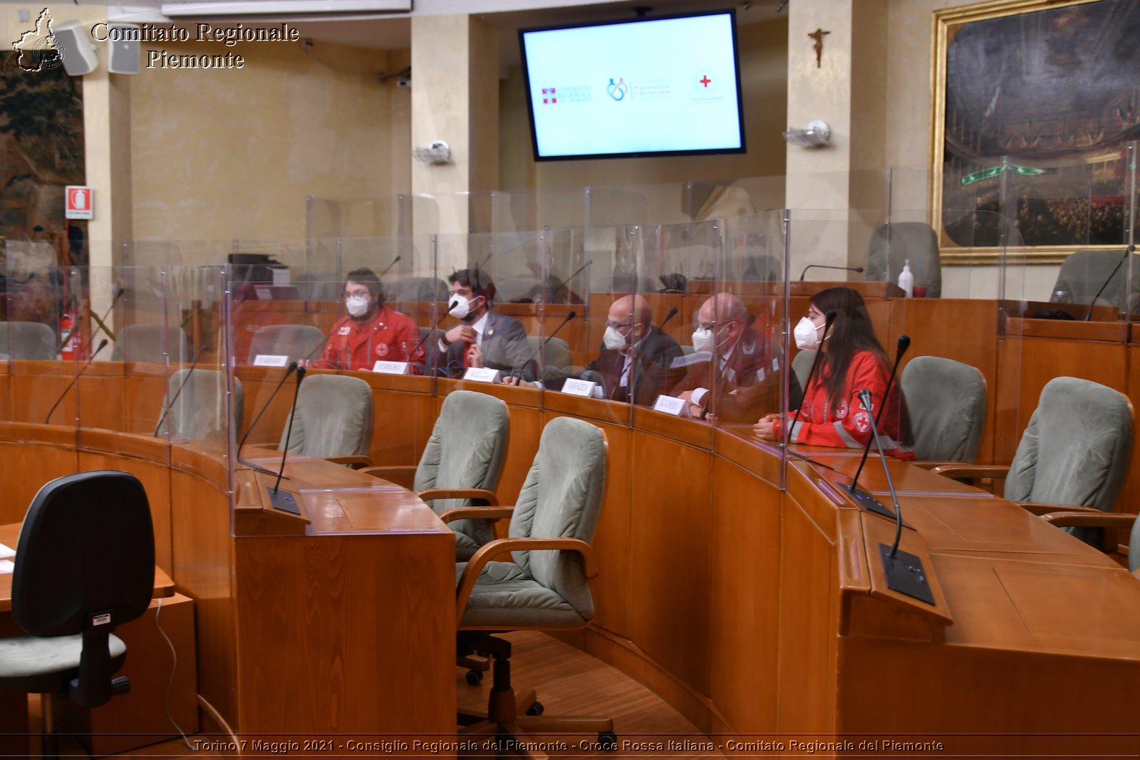 Torino 7 Maggio 2021 - Consiglio Regionale del Piemonte - Croce Rossa Italiana - Comitato Regionale del Piemonte