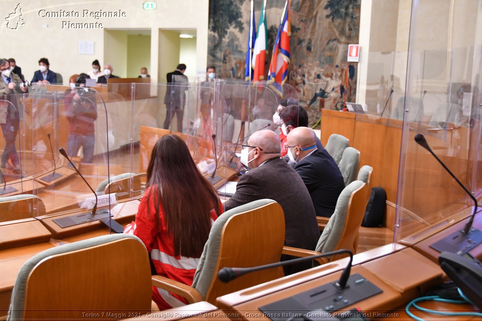 Torino 7 Maggio 2021 - Consiglio Regionale del Piemonte - Croce Rossa Italiana - Comitato Regionale del Piemonte