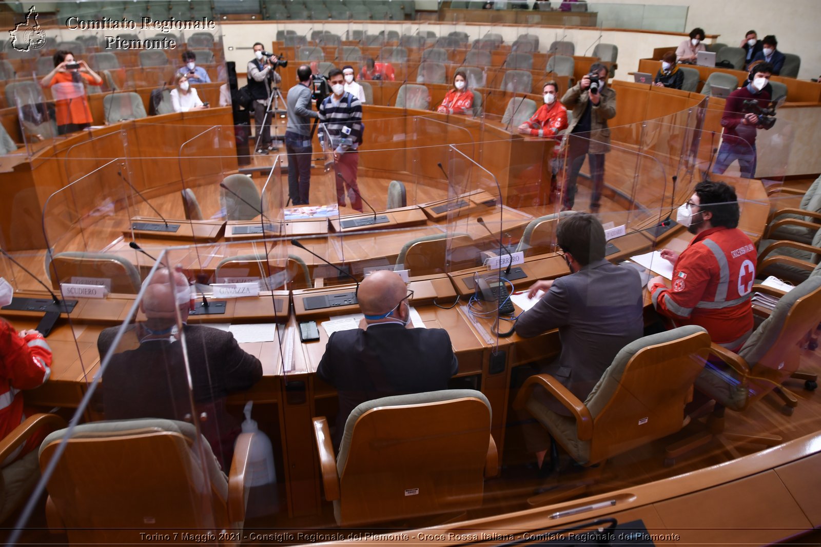 Torino 7 Maggio 2021 - Consiglio Regionale del Piemonte - Croce Rossa Italiana - Comitato Regionale del Piemonte