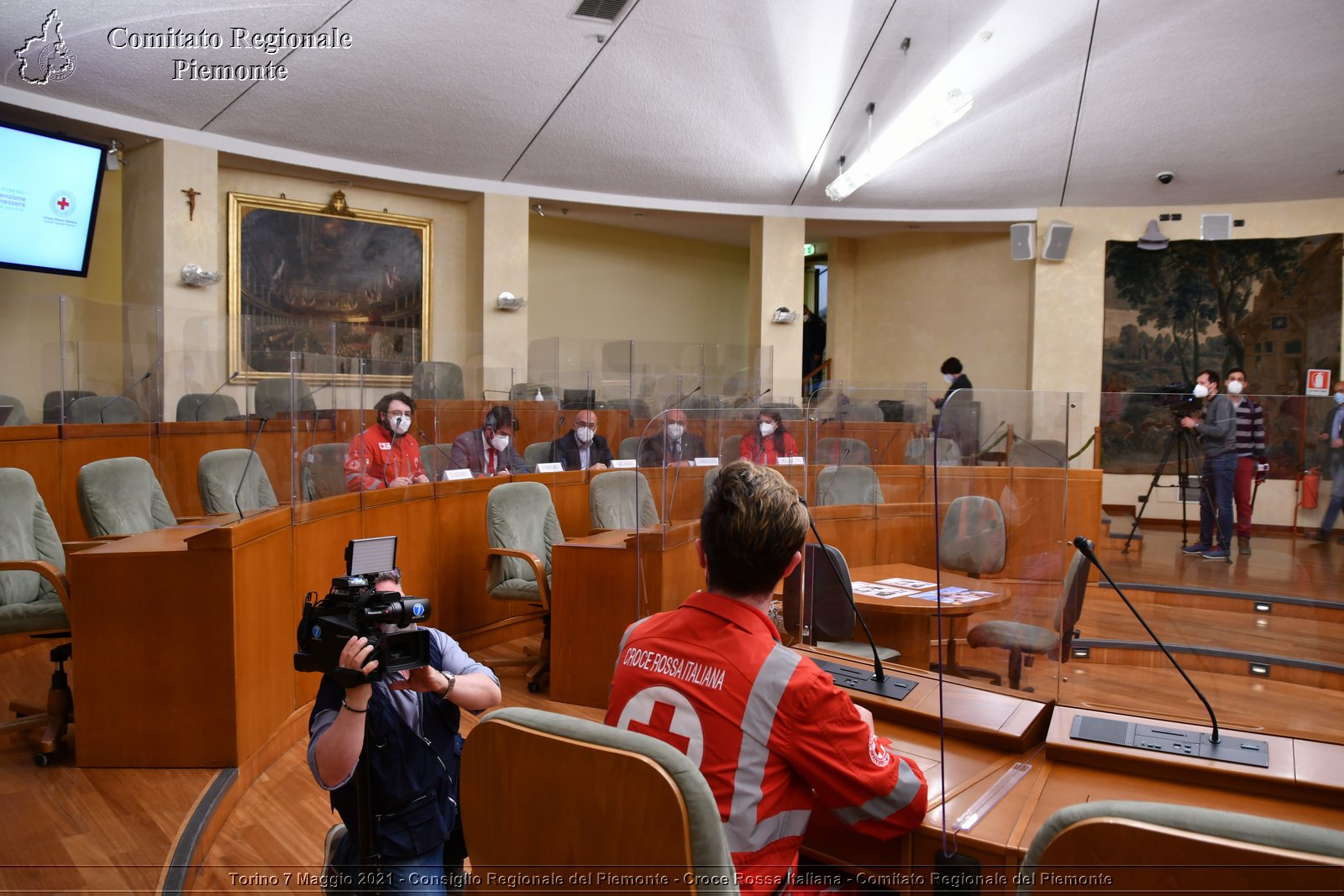 Torino 7 Maggio 2021 - Consiglio Regionale del Piemonte - Croce Rossa Italiana - Comitato Regionale del Piemonte