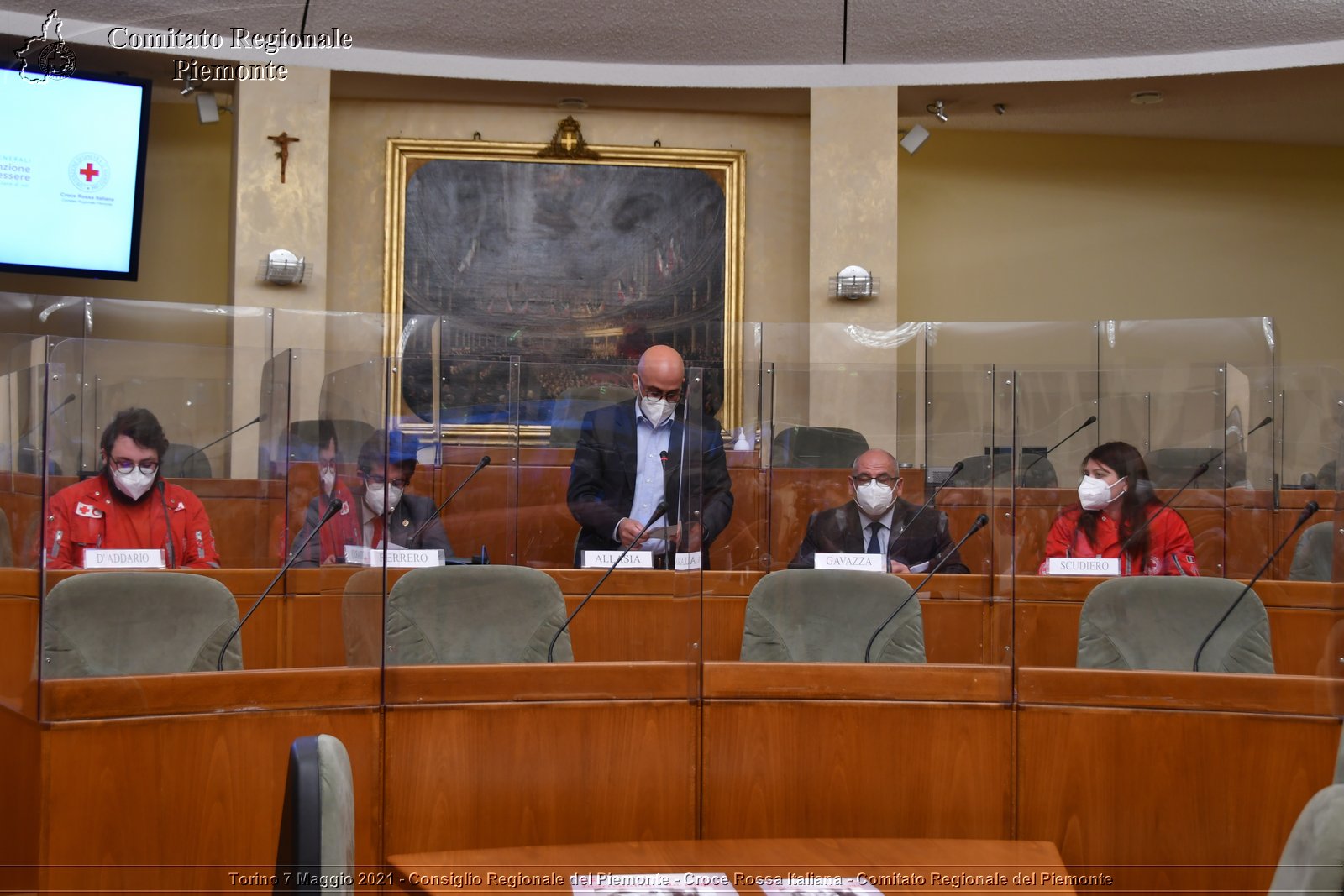 Torino 7 Maggio 2021 - Consiglio Regionale del Piemonte - Croce Rossa Italiana - Comitato Regionale del Piemonte