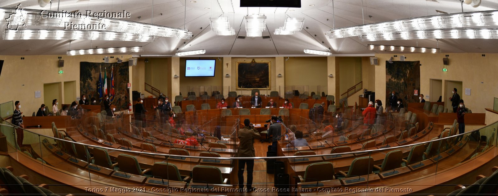 Torino 7 Maggio 2021 - Consiglio Regionale del Piemonte - Croce Rossa Italiana - Comitato Regionale del Piemonte