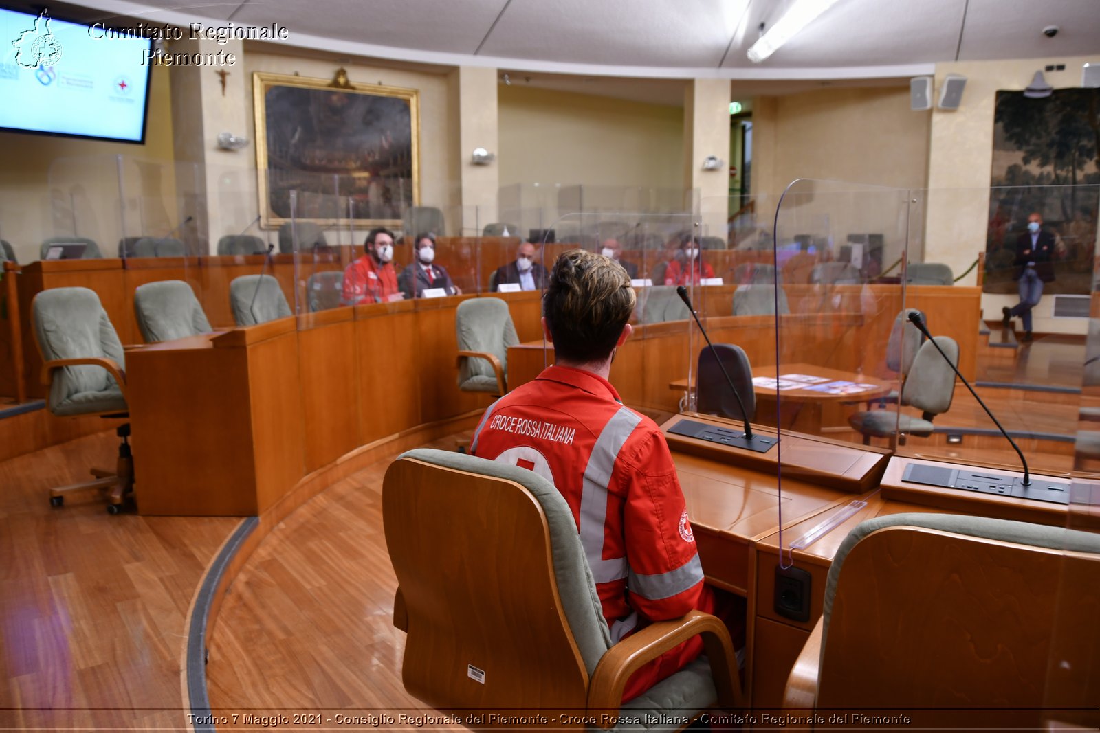 Torino 7 Maggio 2021 - Consiglio Regionale del Piemonte - Croce Rossa Italiana - Comitato Regionale del Piemonte