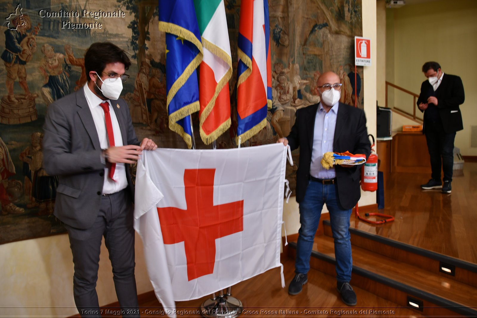 Torino 7 Maggio 2021 - Consiglio Regionale del Piemonte - Croce Rossa Italiana - Comitato Regionale del Piemonte