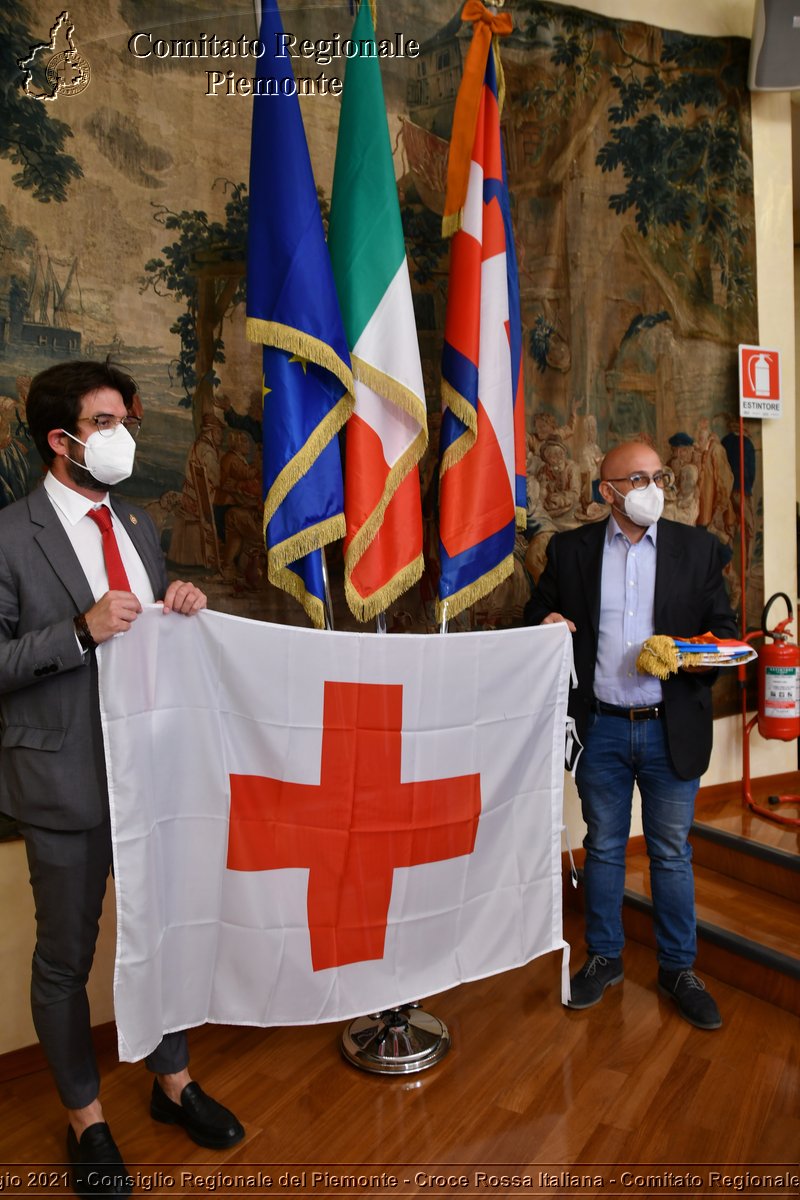 Torino 7 Maggio 2021 - Consiglio Regionale del Piemonte - Croce Rossa Italiana - Comitato Regionale del Piemonte