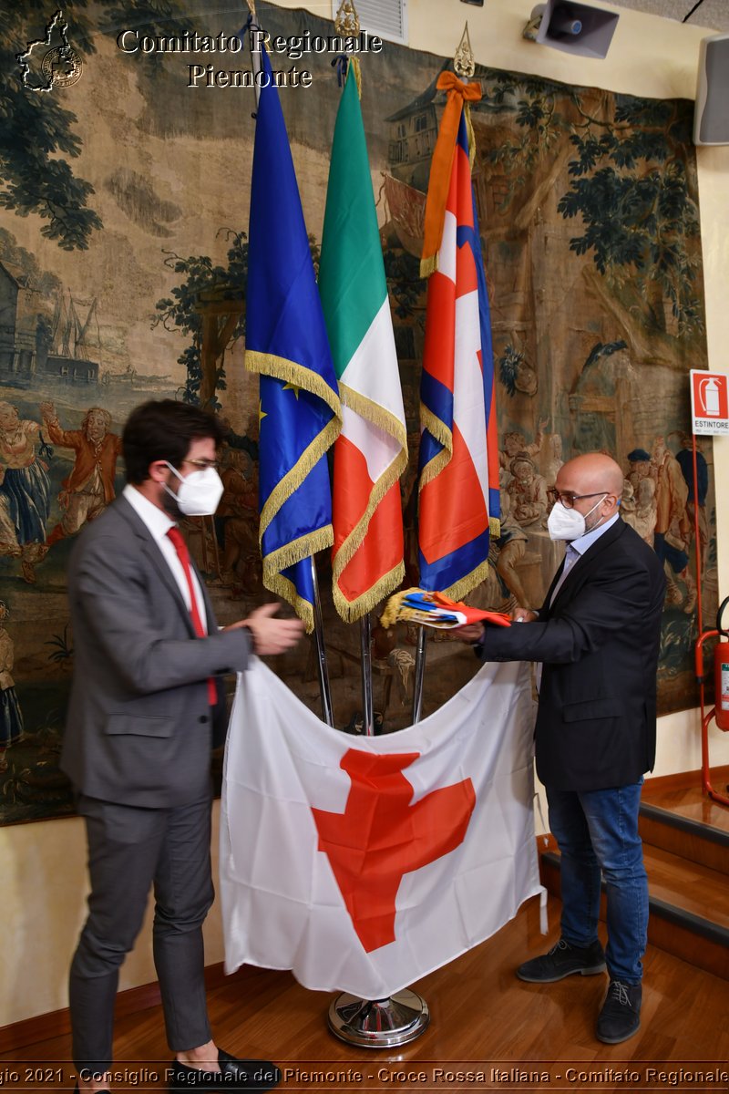 Torino 7 Maggio 2021 - Consiglio Regionale del Piemonte - Croce Rossa Italiana - Comitato Regionale del Piemonte