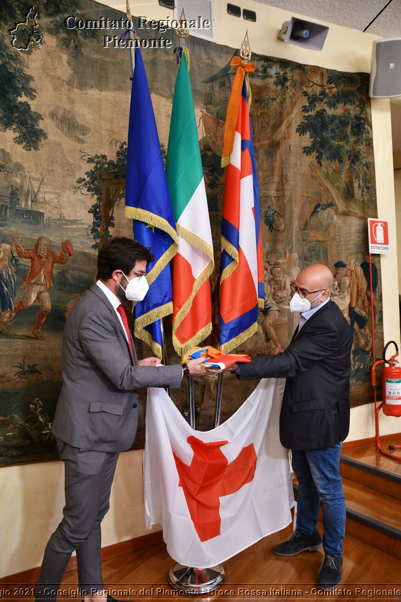 Torino 7 Maggio 2021 - Consiglio Regionale del Piemonte - Croce Rossa Italiana - Comitato Regionale del Piemonte