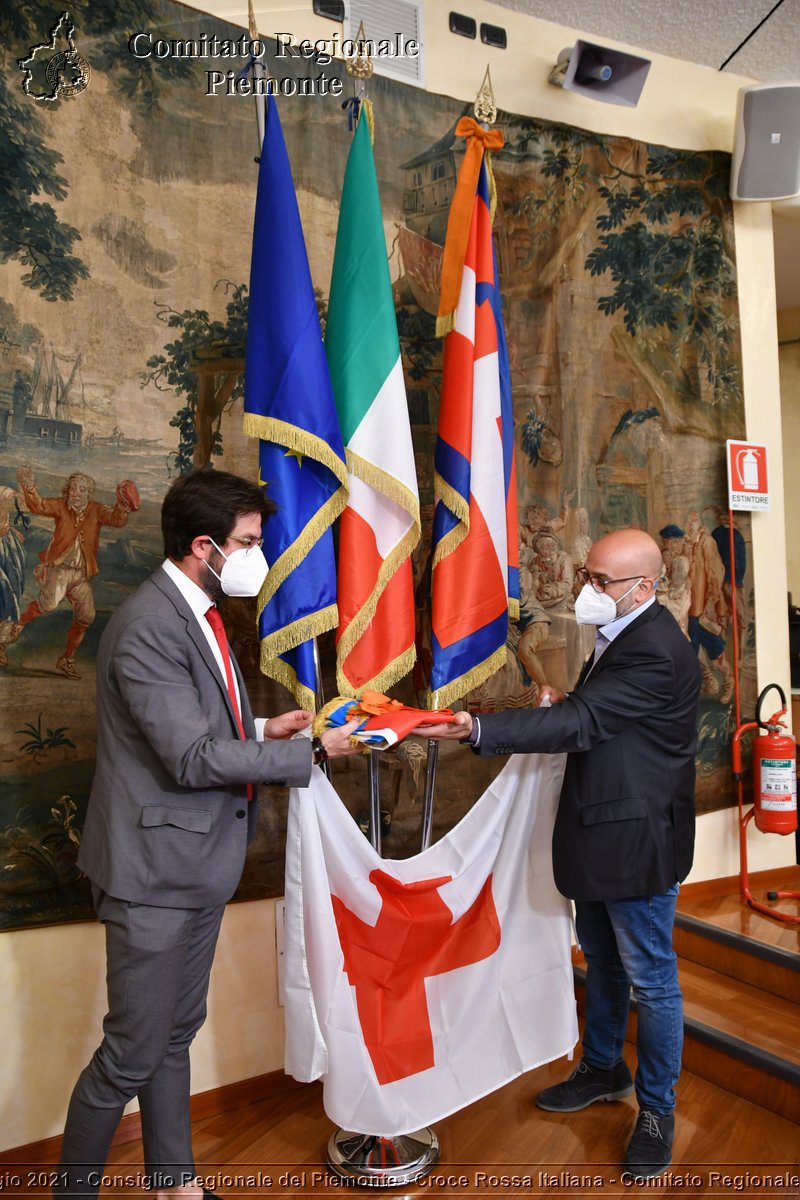 Torino 7 Maggio 2021 - Consiglio Regionale del Piemonte - Croce Rossa Italiana - Comitato Regionale del Piemonte