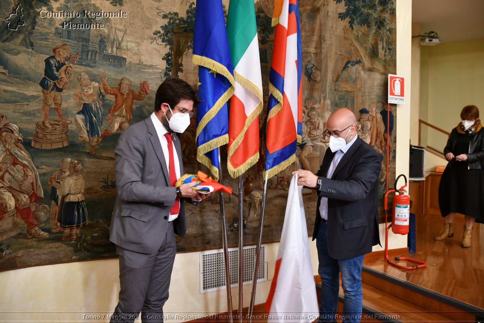 Torino 7 Maggio 2021 - Consiglio Regionale del Piemonte - Croce Rossa Italiana - Comitato Regionale del Piemonte