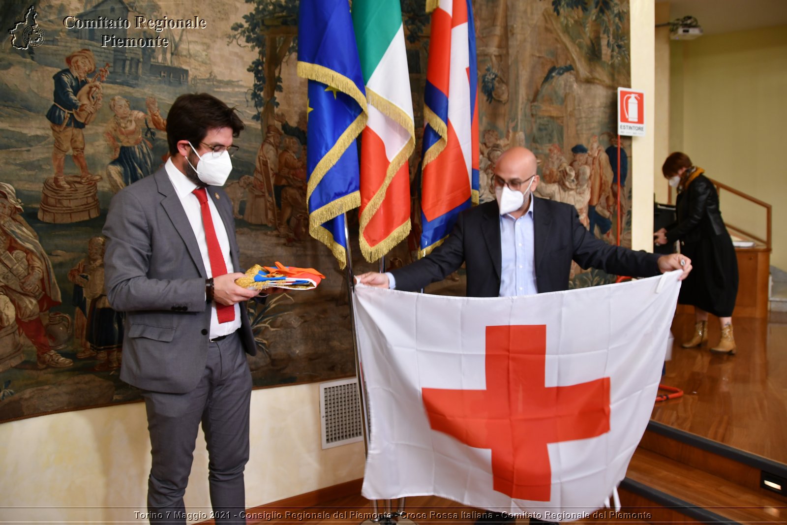 Torino 7 Maggio 2021 - Consiglio Regionale del Piemonte - Croce Rossa Italiana - Comitato Regionale del Piemonte