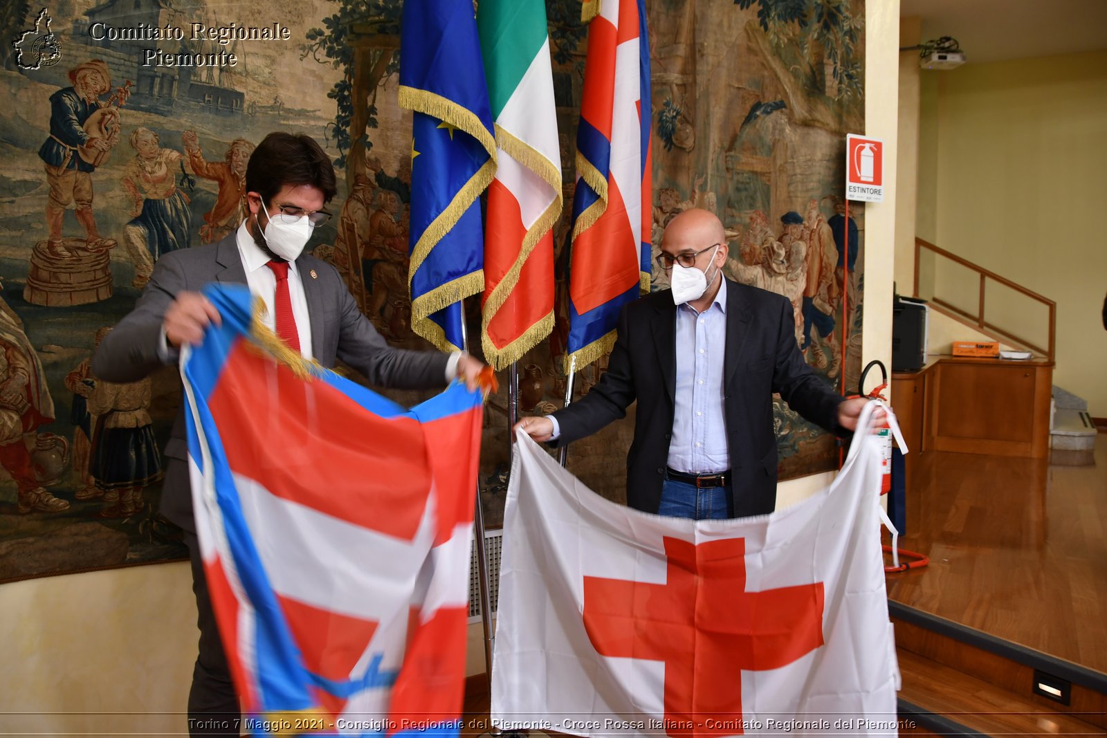 Torino 7 Maggio 2021 - Consiglio Regionale del Piemonte - Croce Rossa Italiana - Comitato Regionale del Piemonte