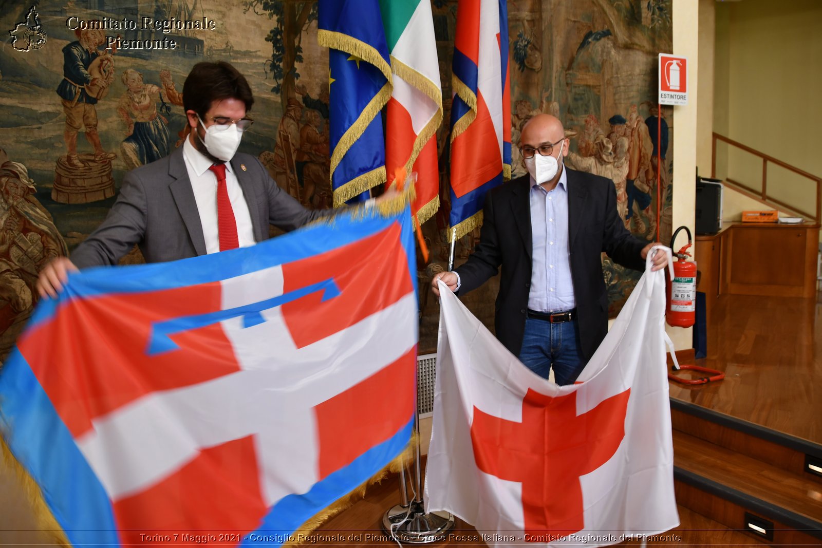 Torino 7 Maggio 2021 - Consiglio Regionale del Piemonte - Croce Rossa Italiana - Comitato Regionale del Piemonte