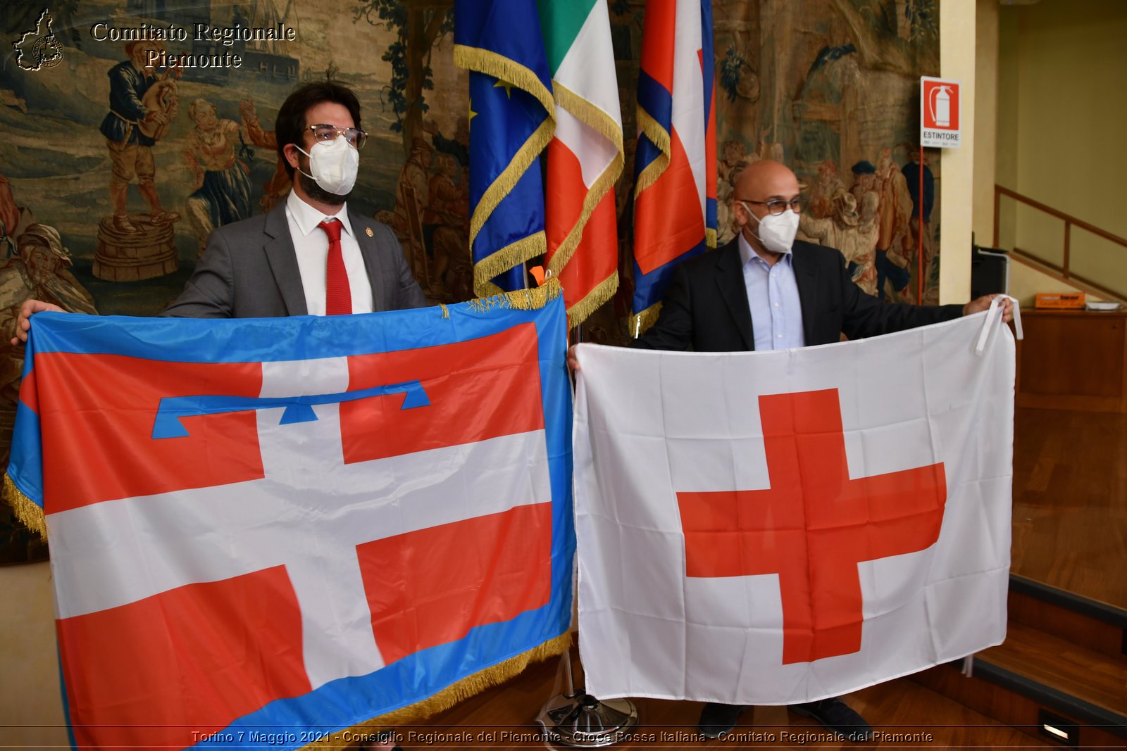 Torino 7 Maggio 2021 - Consiglio Regionale del Piemonte - Croce Rossa Italiana - Comitato Regionale del Piemonte