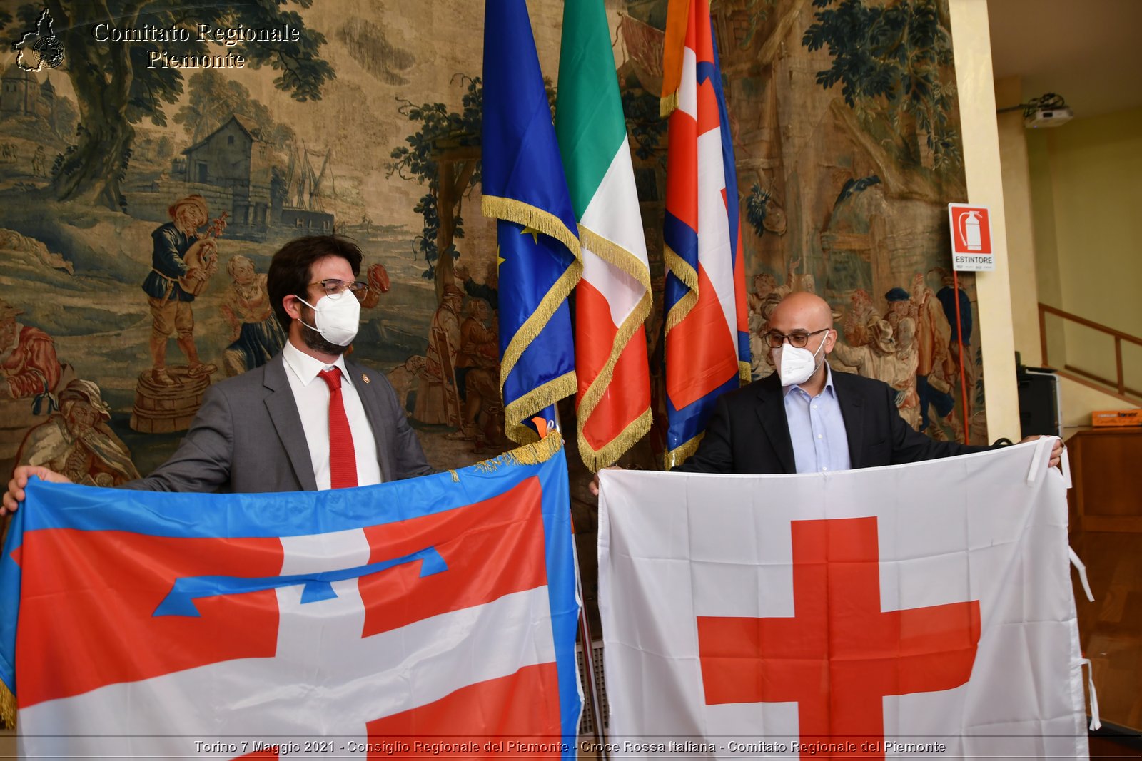 Torino 7 Maggio 2021 - Consiglio Regionale del Piemonte - Croce Rossa Italiana - Comitato Regionale del Piemonte