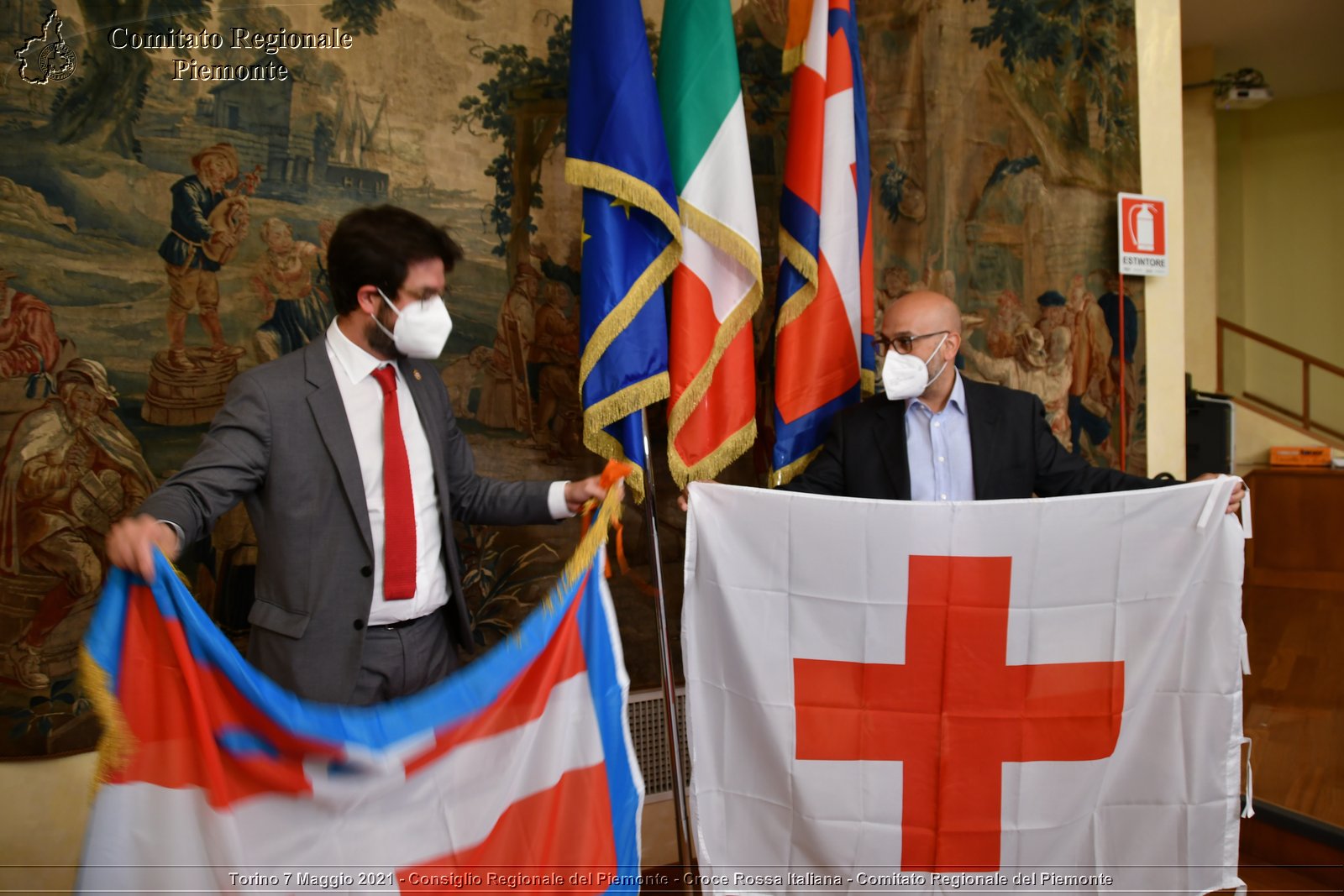 Torino 7 Maggio 2021 - Consiglio Regionale del Piemonte - Croce Rossa Italiana - Comitato Regionale del Piemonte