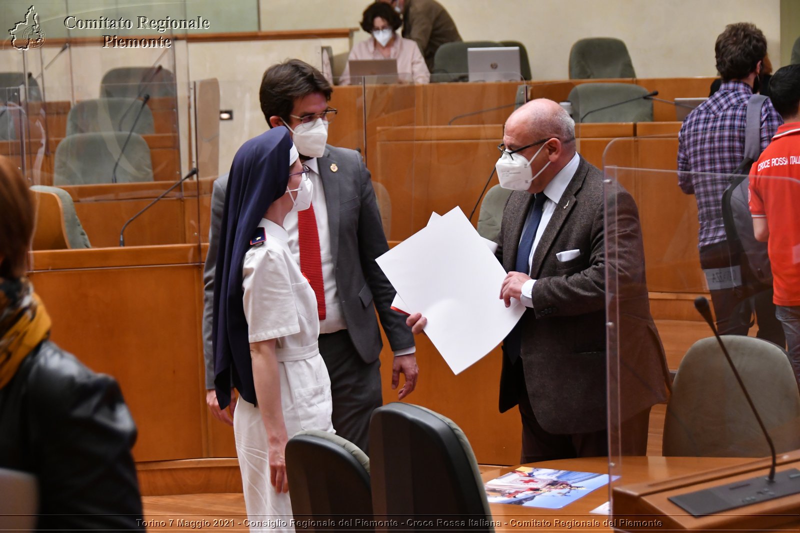 Torino 7 Maggio 2021 - Consiglio Regionale del Piemonte - Croce Rossa Italiana - Comitato Regionale del Piemonte