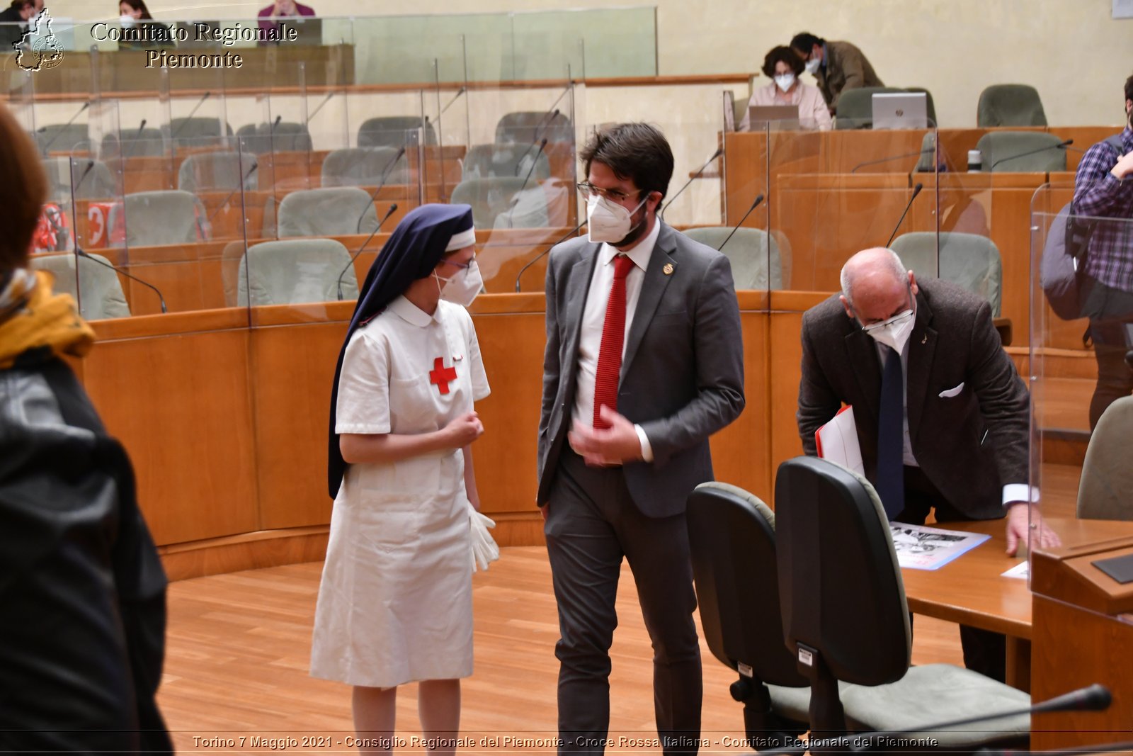 Torino 7 Maggio 2021 - Consiglio Regionale del Piemonte - Croce Rossa Italiana - Comitato Regionale del Piemonte