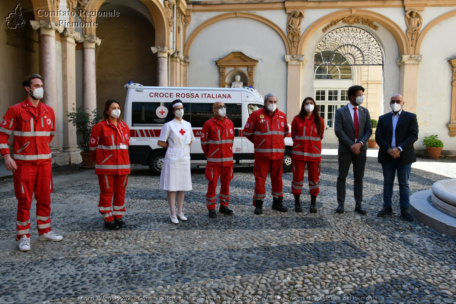 Torino 7 Maggio 2021 - Consiglio Regionale del Piemonte - Croce Rossa Italiana - Comitato Regionale del Piemonte