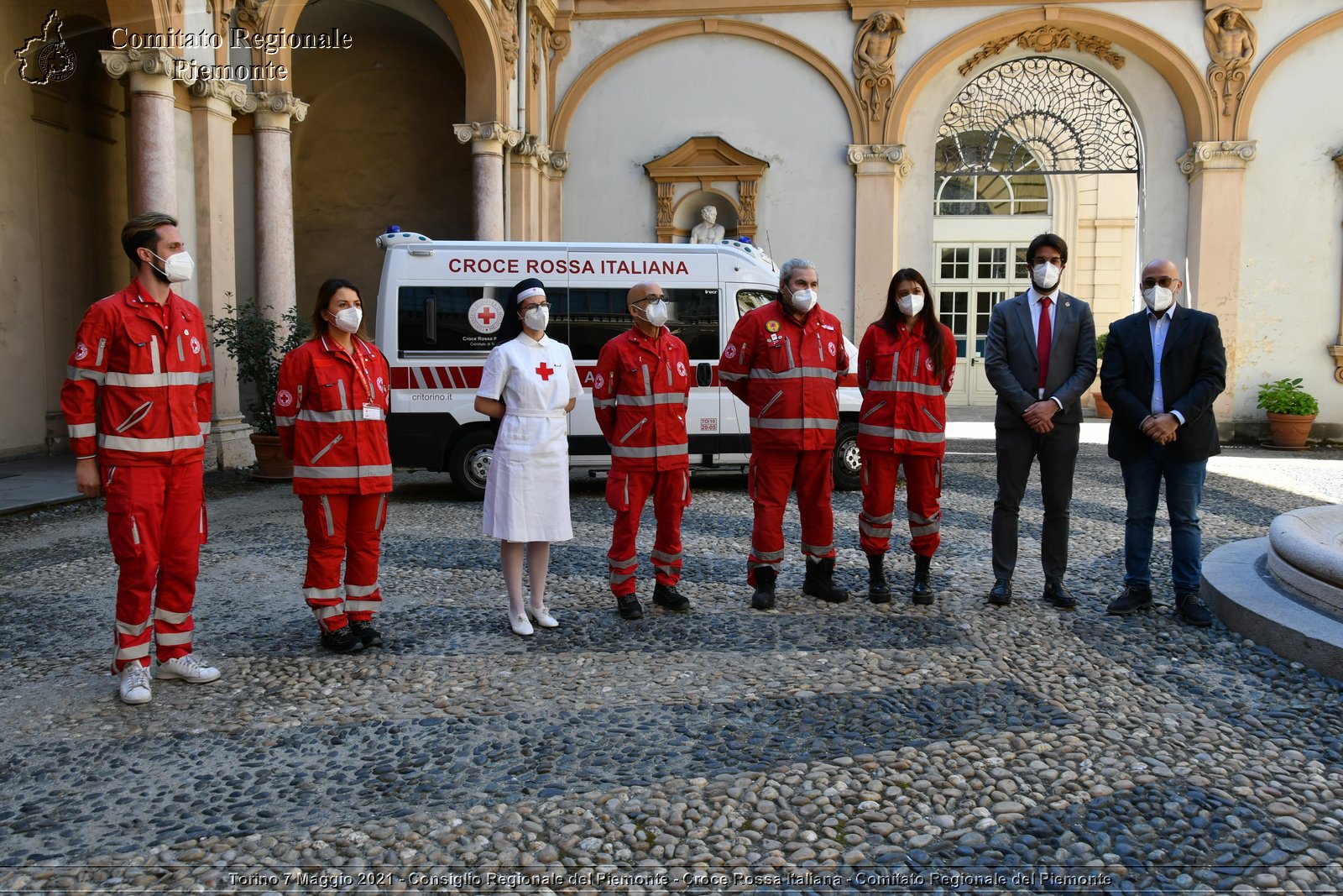 Torino 7 Maggio 2021 - Consiglio Regionale del Piemonte - Croce Rossa Italiana - Comitato Regionale del Piemonte