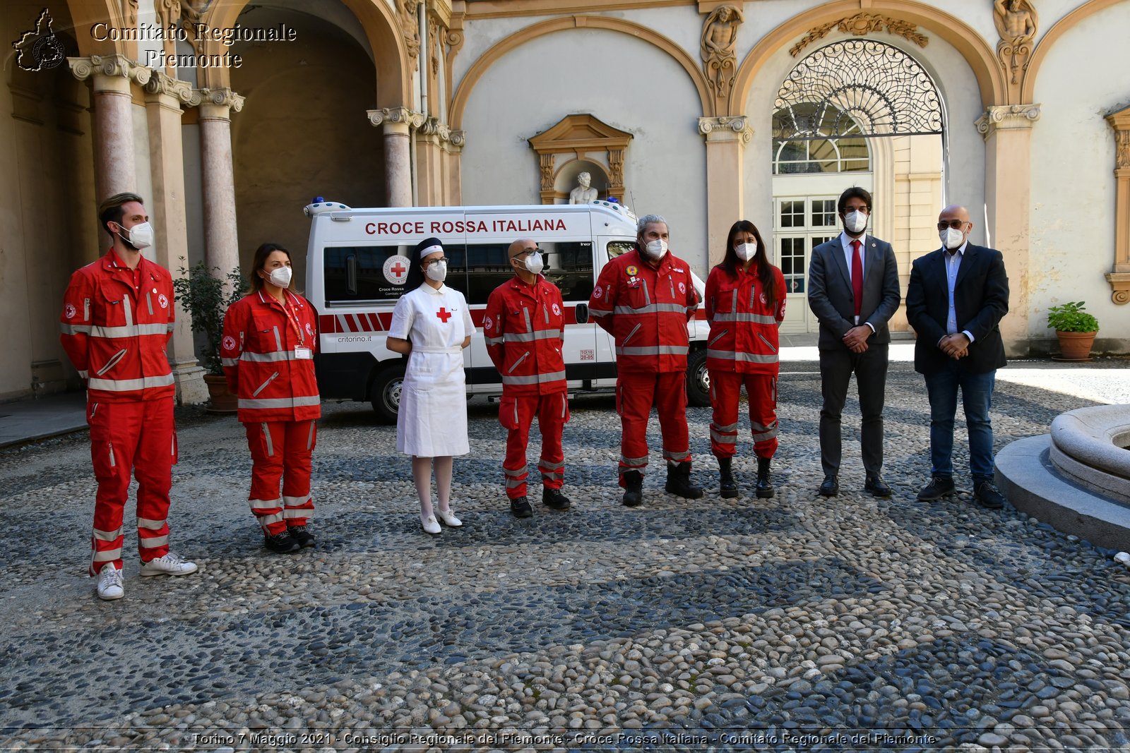 Torino 7 Maggio 2021 - Consiglio Regionale del Piemonte - Croce Rossa Italiana - Comitato Regionale del Piemonte