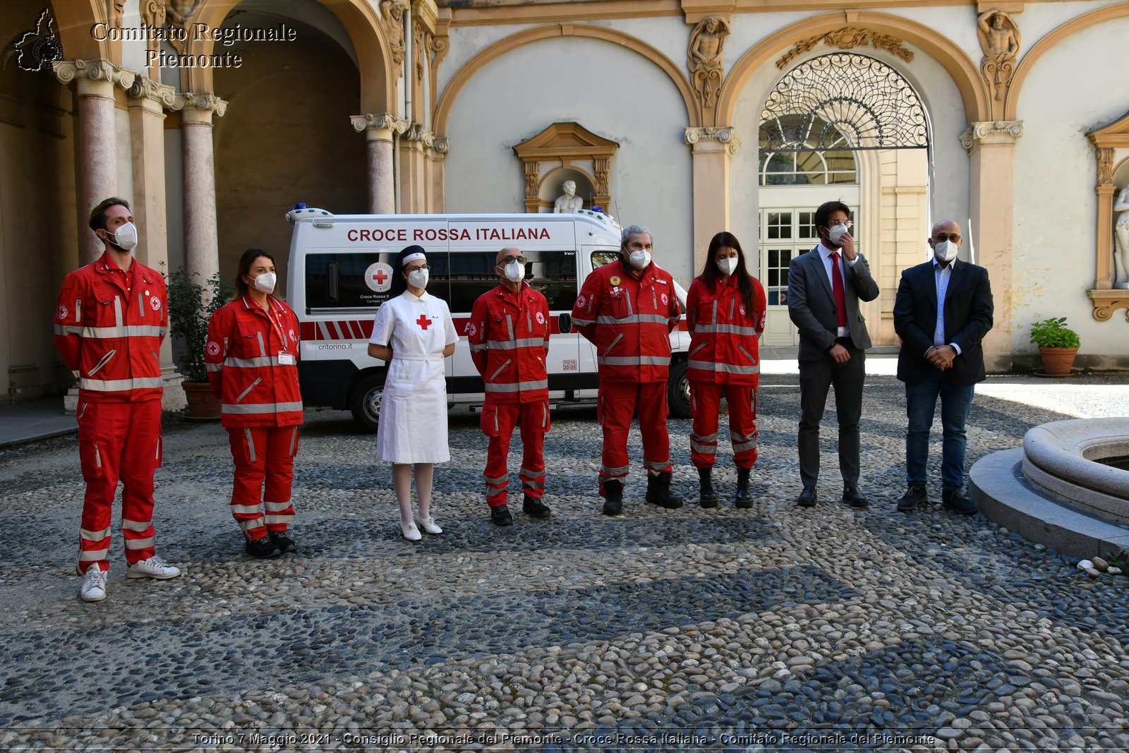 Torino 7 Maggio 2021 - Consiglio Regionale del Piemonte - Croce Rossa Italiana - Comitato Regionale del Piemonte