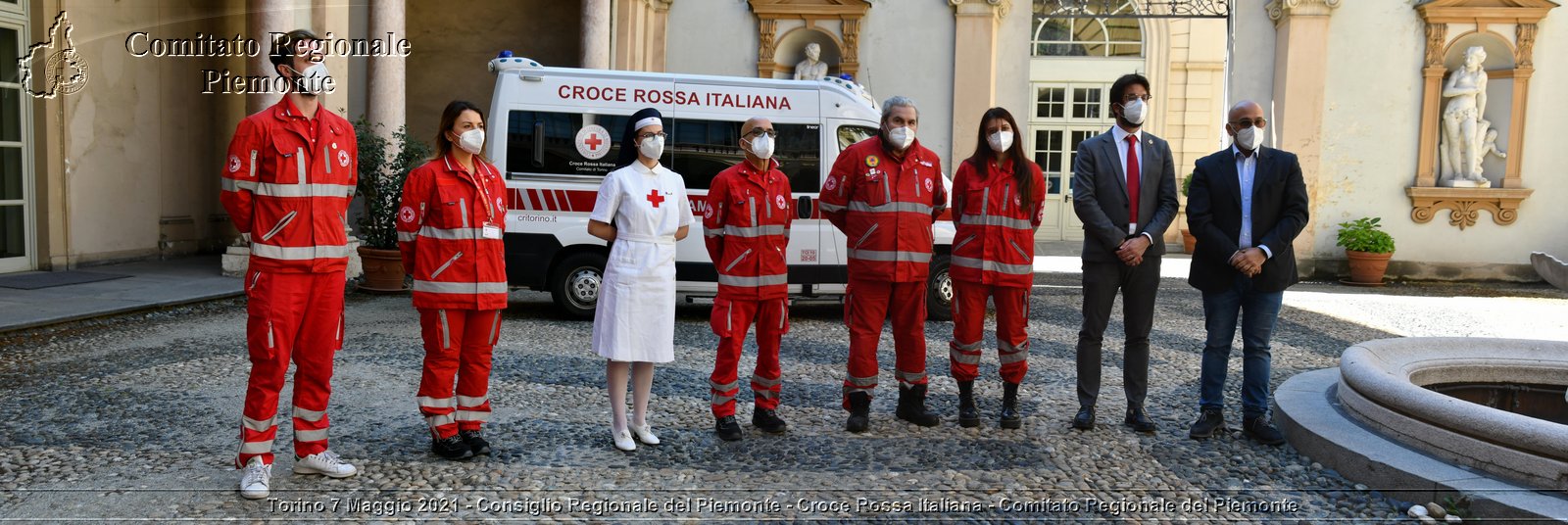 Torino 7 Maggio 2021 - Consiglio Regionale del Piemonte - Croce Rossa Italiana - Comitato Regionale del Piemonte