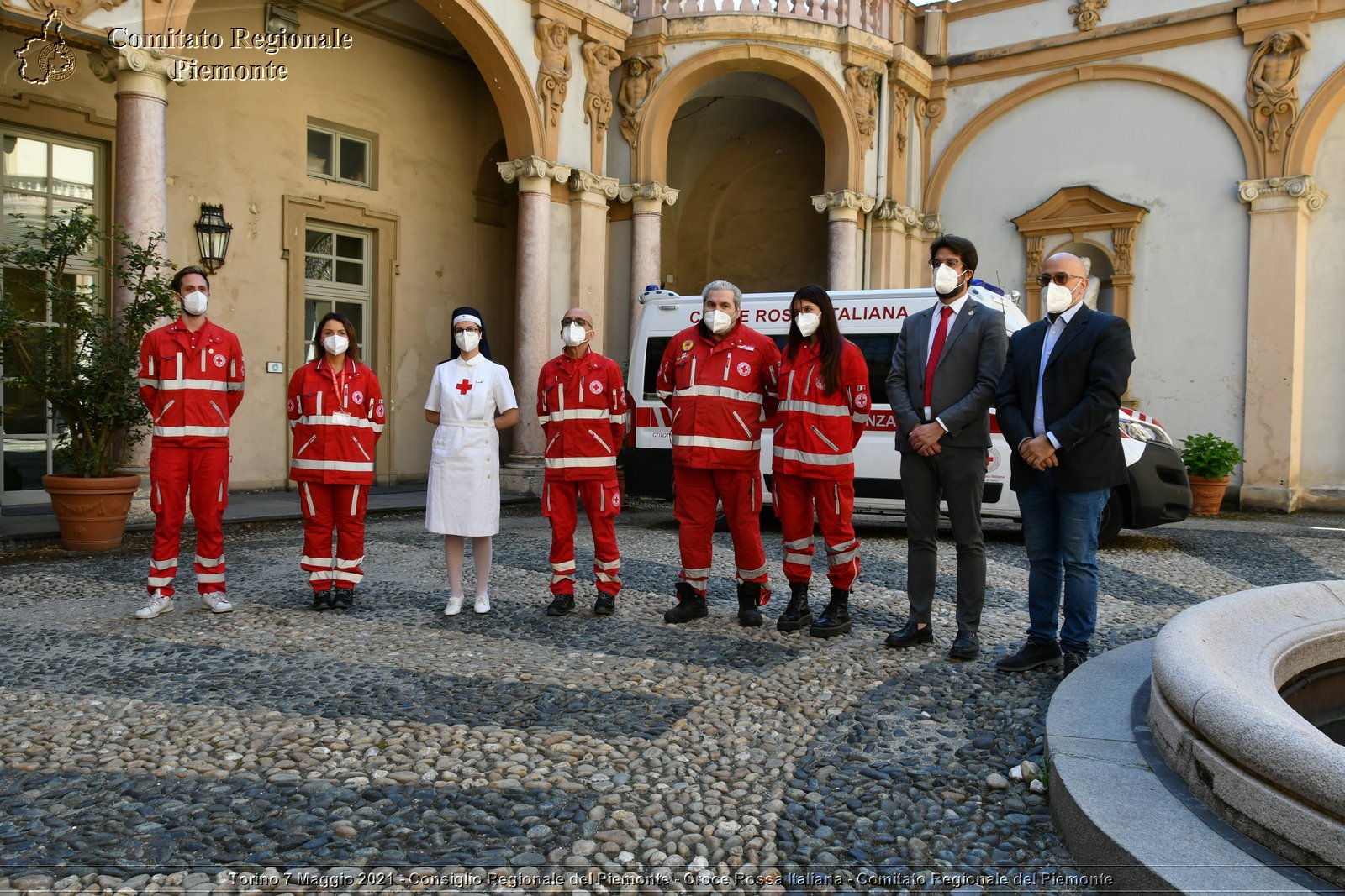 Torino 7 Maggio 2021 - Consiglio Regionale del Piemonte - Croce Rossa Italiana - Comitato Regionale del Piemonte