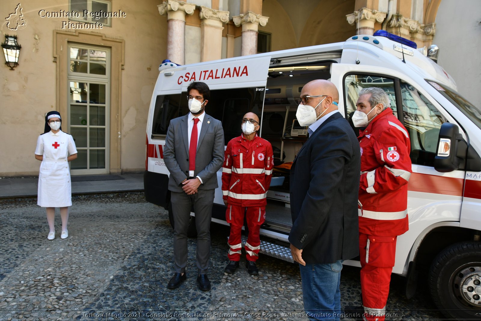 Torino 7 Maggio 2021 - Consiglio Regionale del Piemonte - Croce Rossa Italiana - Comitato Regionale del Piemonte