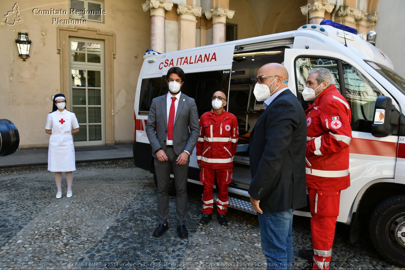 Torino 7 Maggio 2021 - Consiglio Regionale del Piemonte - Croce Rossa Italiana - Comitato Regionale del Piemonte