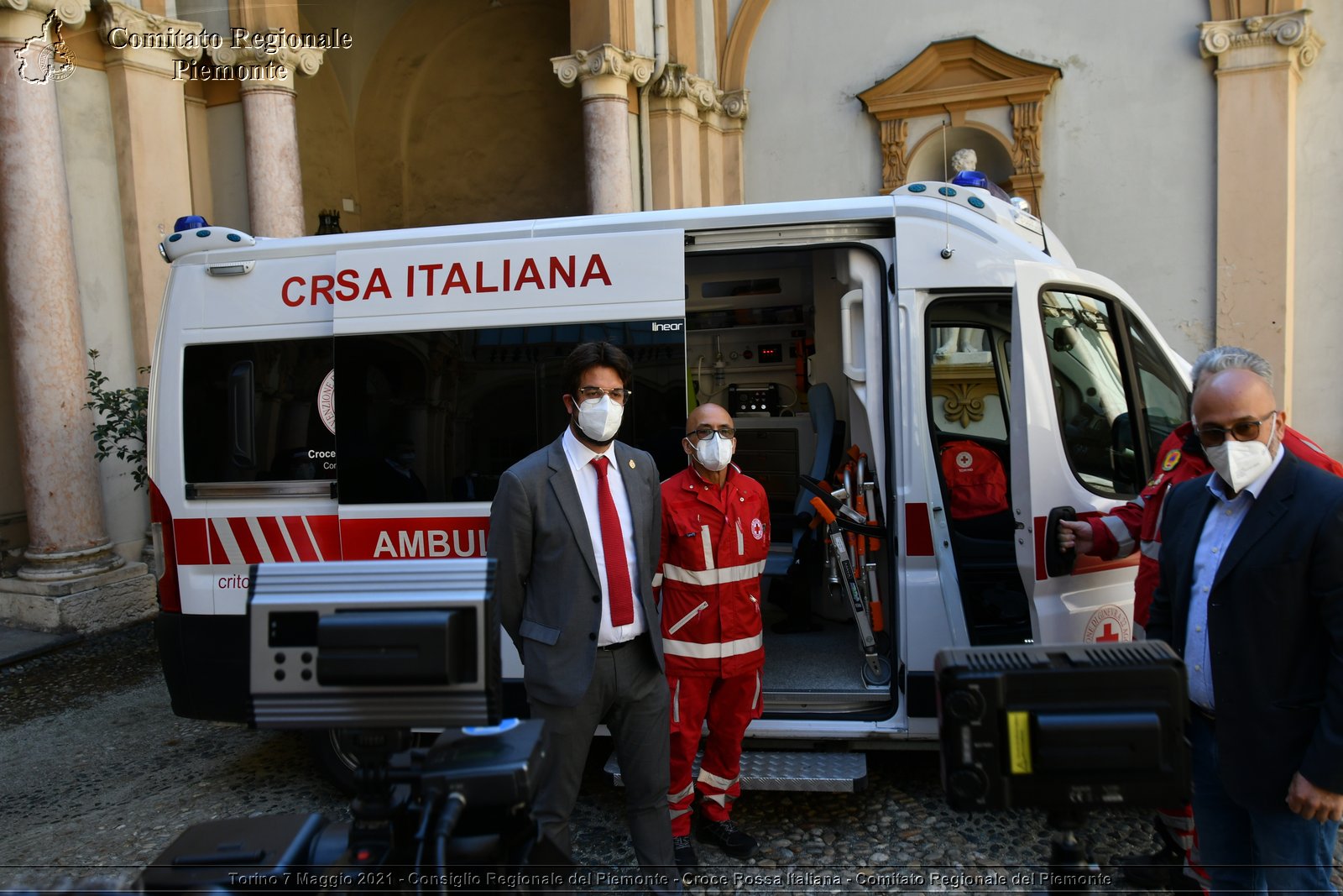 Torino 7 Maggio 2021 - Consiglio Regionale del Piemonte - Croce Rossa Italiana - Comitato Regionale del Piemonte