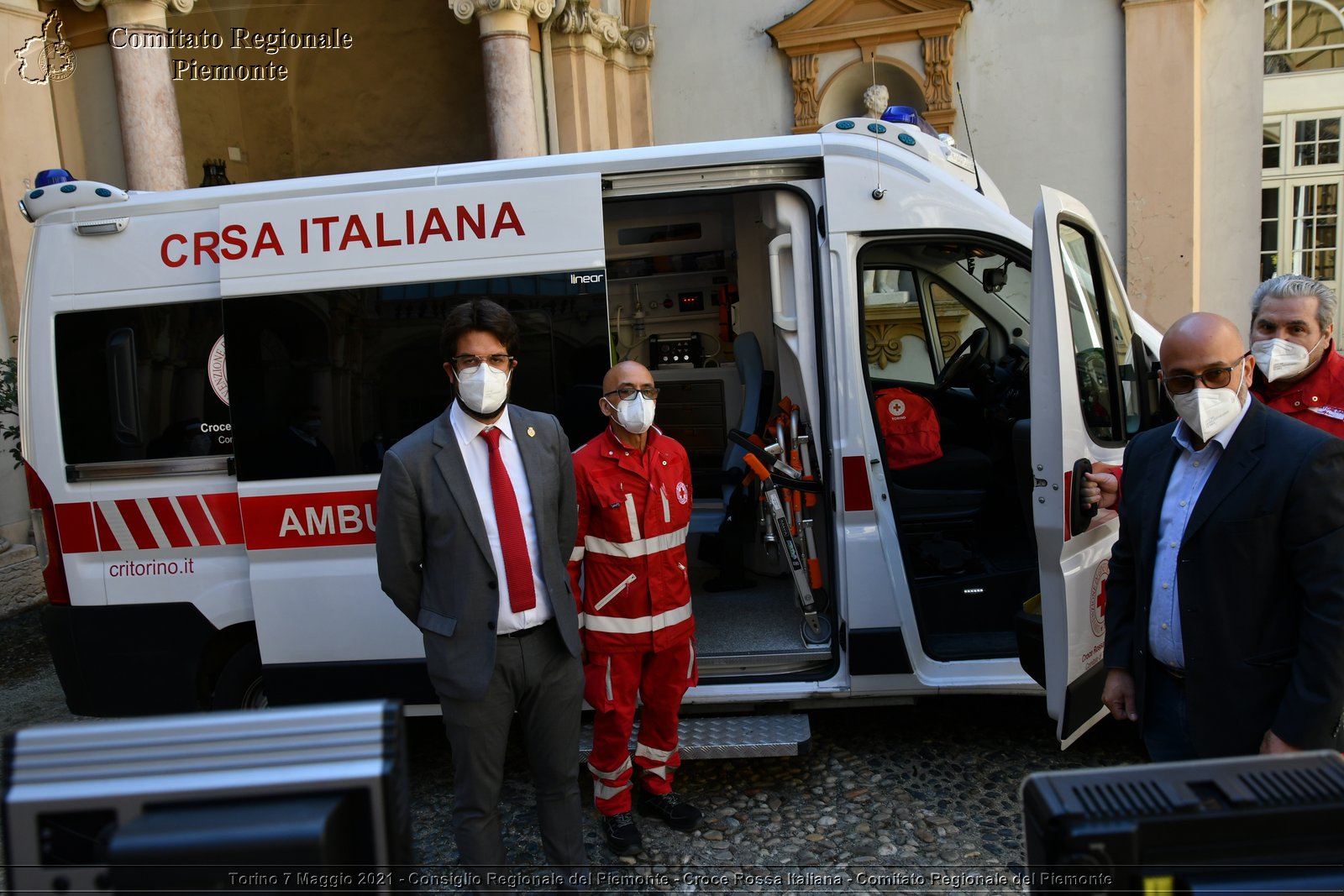 Torino 7 Maggio 2021 - Consiglio Regionale del Piemonte - Croce Rossa Italiana - Comitato Regionale del Piemonte