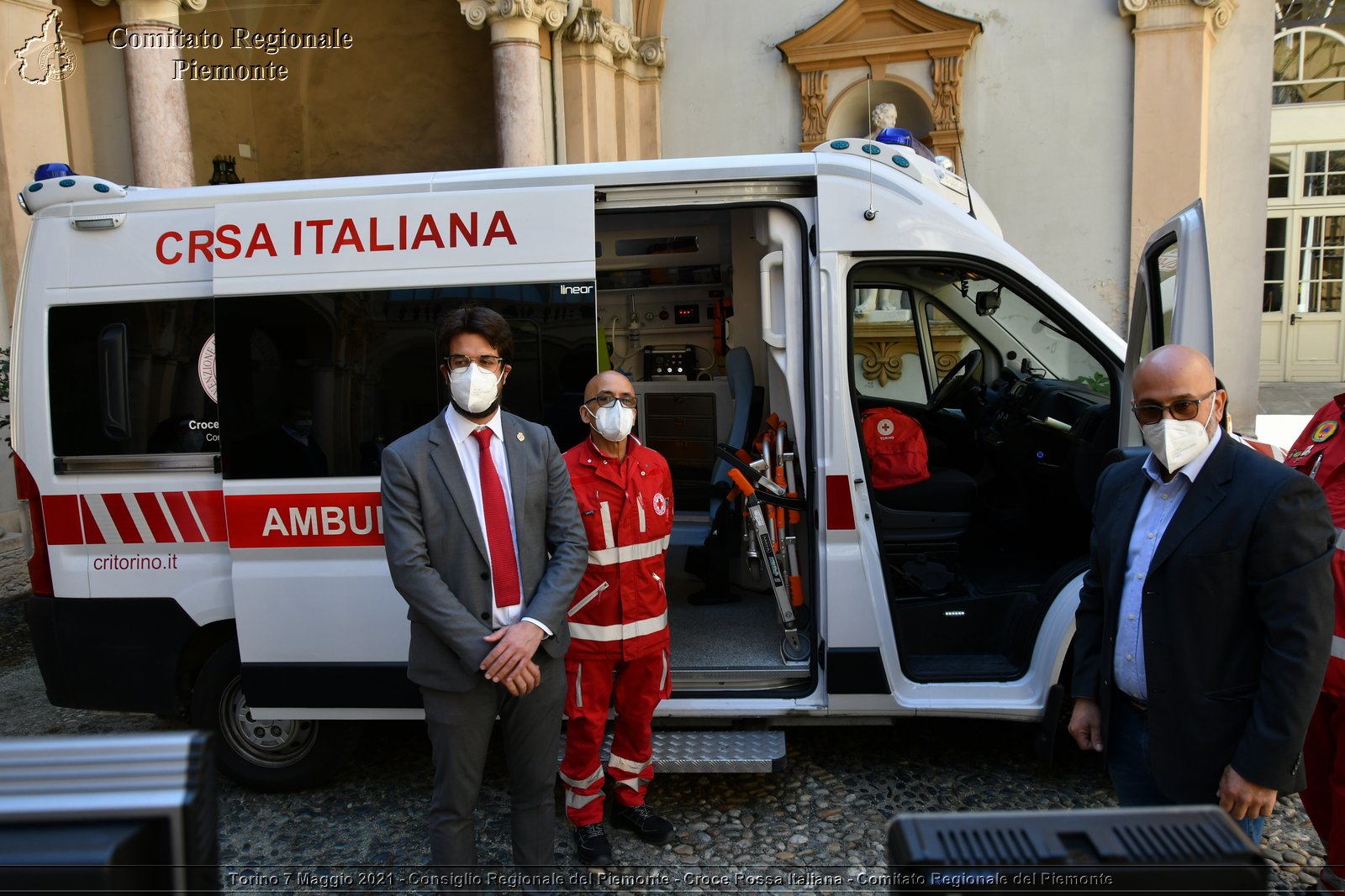 Torino 7 Maggio 2021 - Consiglio Regionale del Piemonte - Croce Rossa Italiana - Comitato Regionale del Piemonte