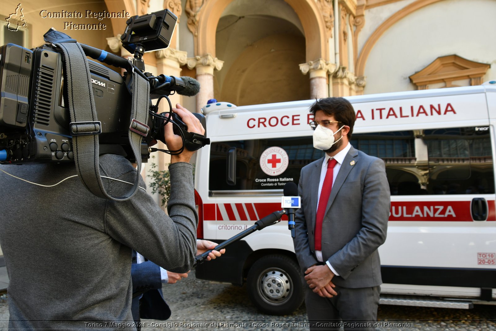 Torino 7 Maggio 2021 - Consiglio Regionale del Piemonte - Croce Rossa Italiana - Comitato Regionale del Piemonte