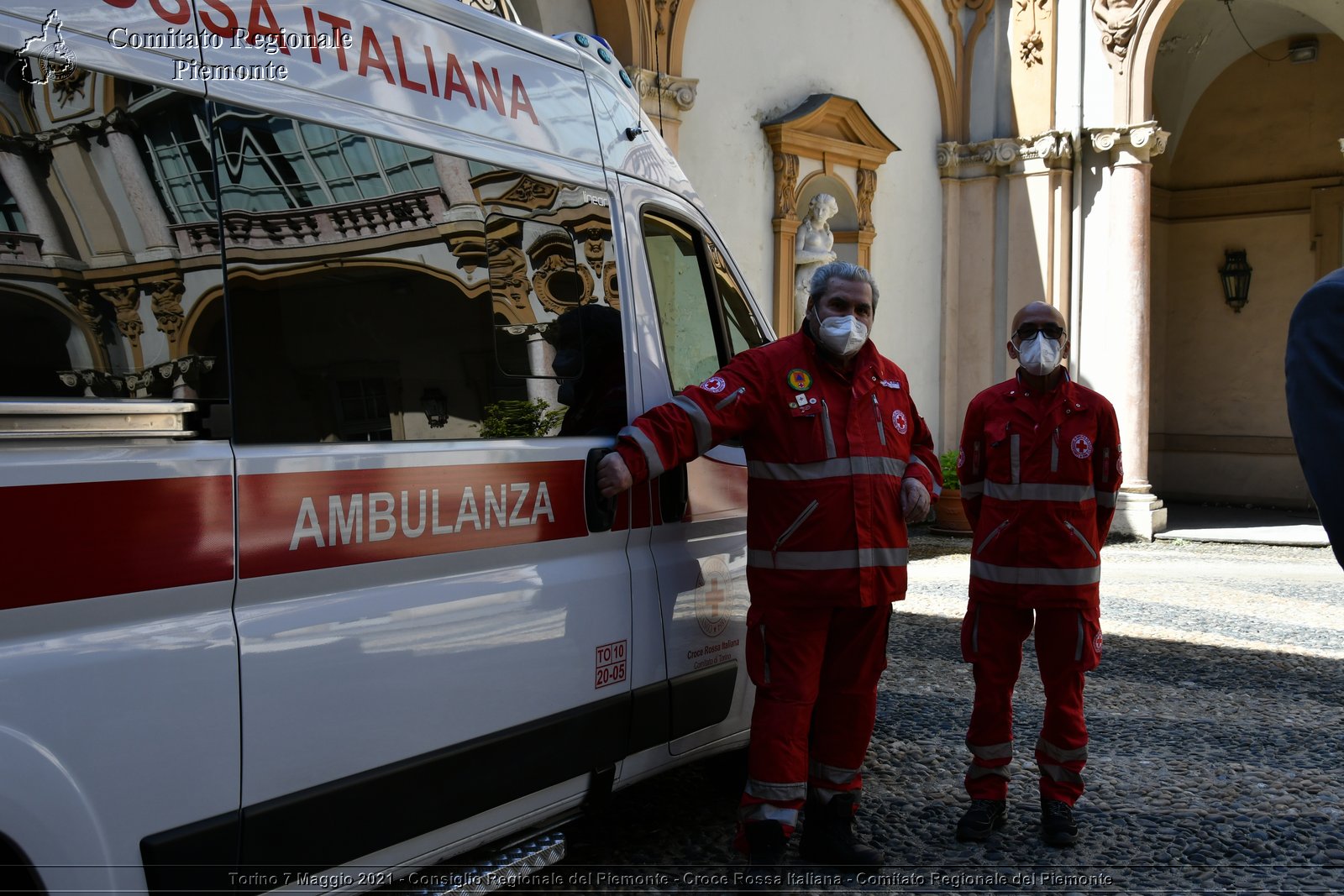 Torino 7 Maggio 2021 - Consiglio Regionale del Piemonte - Croce Rossa Italiana - Comitato Regionale del Piemonte